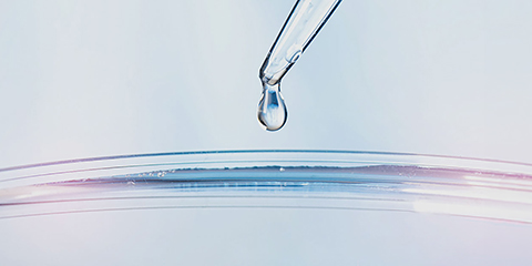 Water droplet transforming into flame